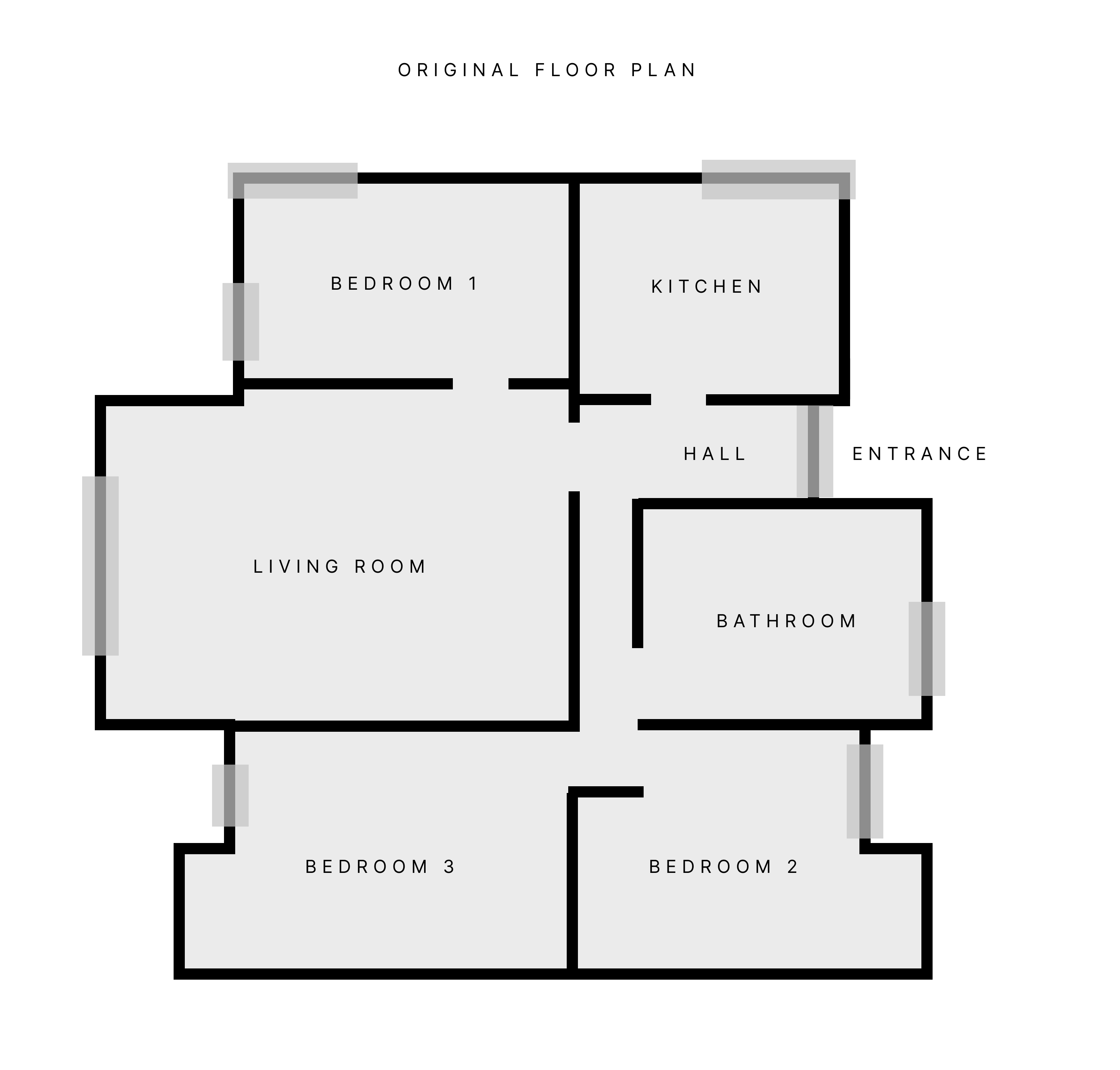 Original Bungalow floor plan